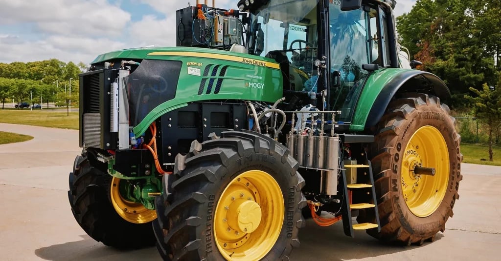john deere tractor powered by amogy